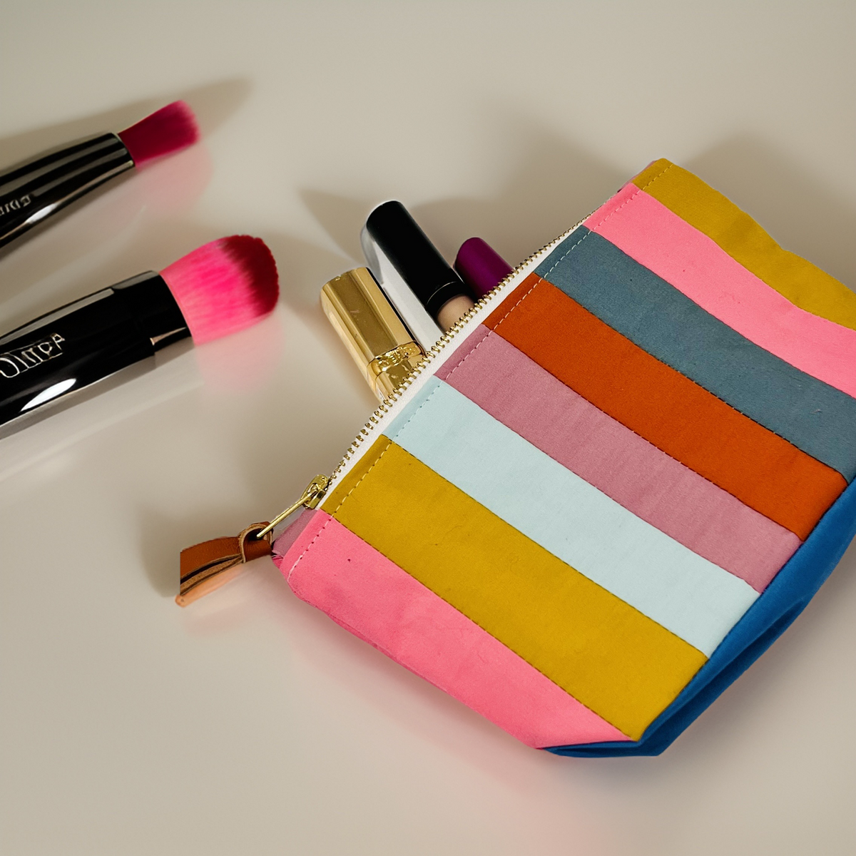 Rainbow Zip Pouch – www.amibags.com