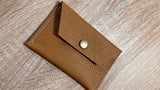 Leather Minimalist Snap Wallet