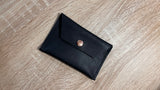 Leather Minimalist Snap Wallet