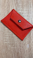 Leather Minimalist Snap Wallet