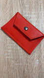 Leather Minimalist Snap Wallet